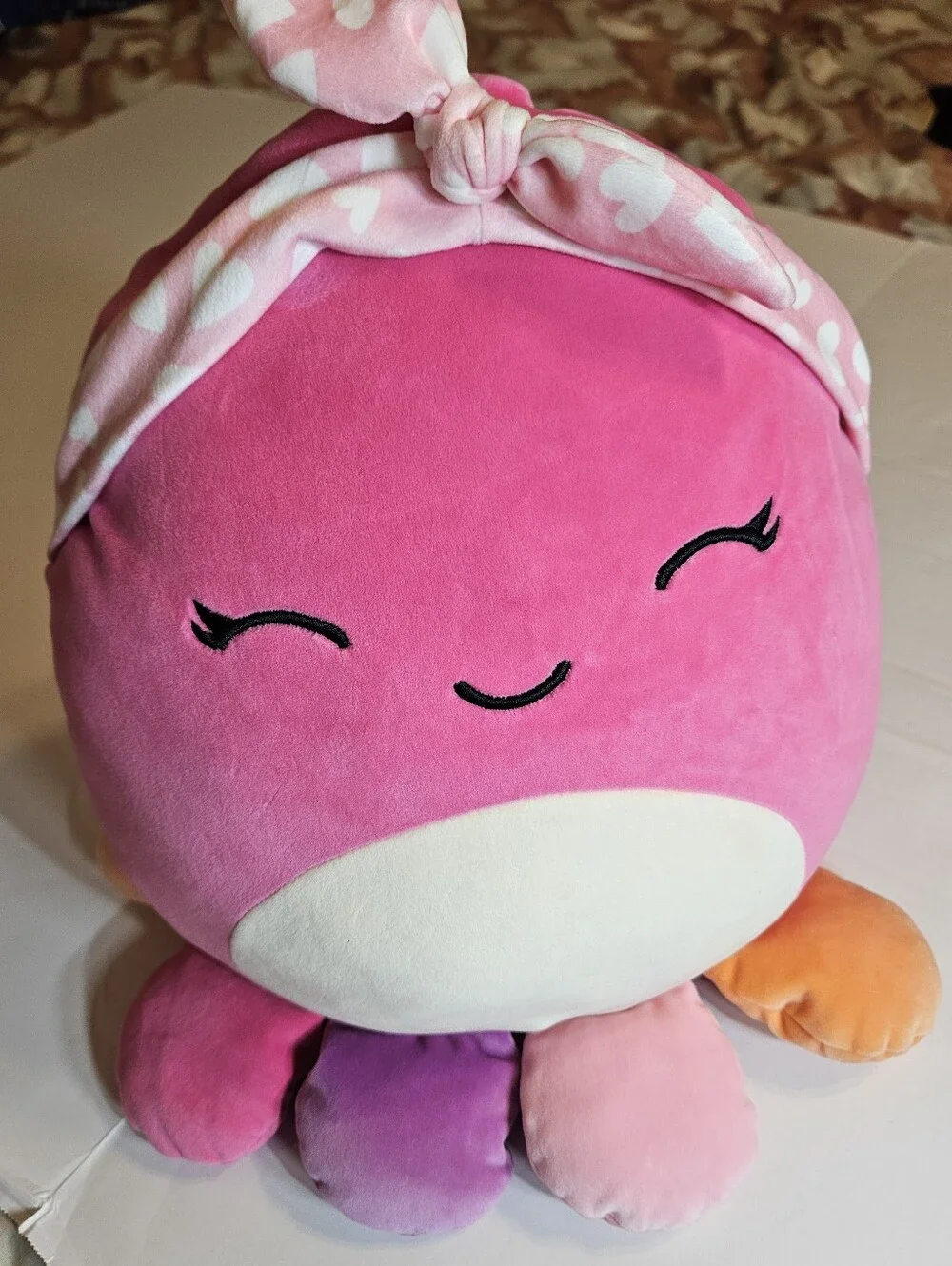 Squishmallows Octavia The Octopus Pink and Purple Plush Cuddles Squishy Soft